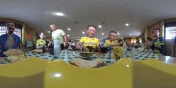El almuerzo, ese gran momento en 360 grados